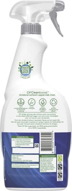 Cif CleanBoost Power & Shine Badkamer Spray - 6 X 750 Ml - Voordeelverpakking 21 Cif CleanBoost Power & Shine Badkamer Spray - 6 X 750 Ml - Voordeelverpakking -Schoonmaakproducten Winkel 454x1200
