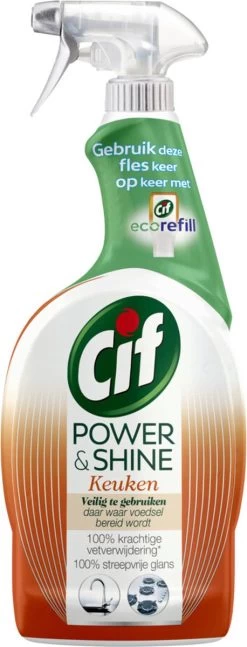Cif CleanBoost Power & Shine Keuken Spray - 6 X 750 Ml - Voordeelverpakking -Schoonmaakproducten Winkel 458x1200 2