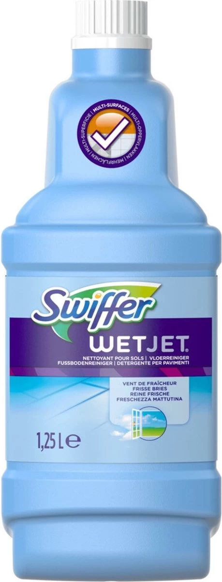 Swiffer WetJet Alles-In-Een Dweilsysteem Reinigingsmiddel - 1.25 Liter 3 Swiffer WetJet Alles-In-Een Dweilsysteem Reinigingsmiddel - 1.25 Liter