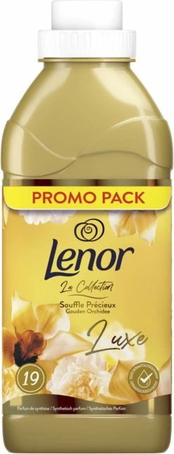 Lenor Gouden Orchidee - Wasverzachter - Voordeelverpakking 8 X 19 Wasbeurten -Schoonmaakproducten Winkel 461x1200