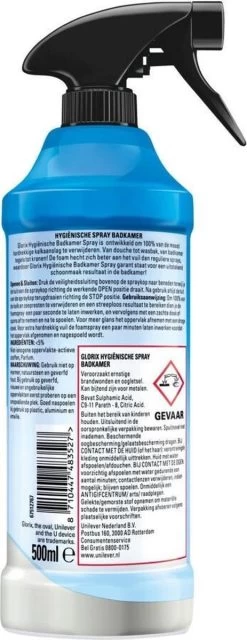 Glorix Hygiënische Badkamer Foamspray - 6 X 500 Ml - Voordeelverpakking -Schoonmaakproducten Winkel 463x1200 3