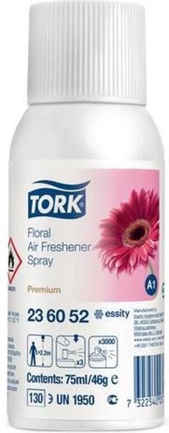 Tork Navulling Voor Luchtverfrisser Bloemen Systeem A1 Flacon Van 75 Ml -Schoonmaakproducten Winkel 470x1200