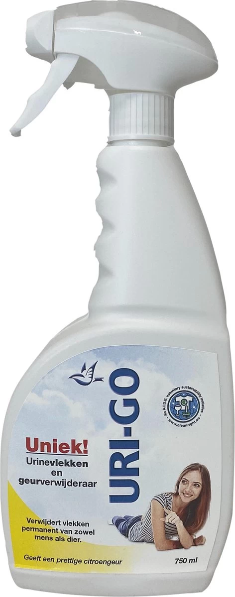 Uri-go Urinegeur En -vlekverwijderaar 750ml 3 Uri-go Urinegeur En -vlekverwijderaar 750ml