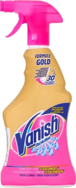 Vanish Oxi Action Gold Vlekverwijderaar Spray - 500ml X2 -Schoonmaakproducten Winkel 486x1200