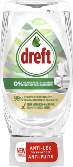 Dreft Afwasmiddel Pure & Clean - 8 X 370 Ml - Voordeelverpakking -Schoonmaakproducten Winkel 527x1200 1