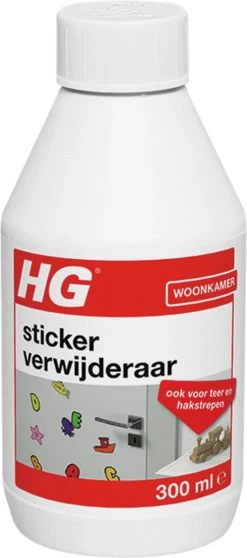 HG Stickerverwijderaar - 300ml - Eenvoudig In Gebruik - 100% Lijmrestenverwijdering -Schoonmaakproducten Winkel 531x1200 2