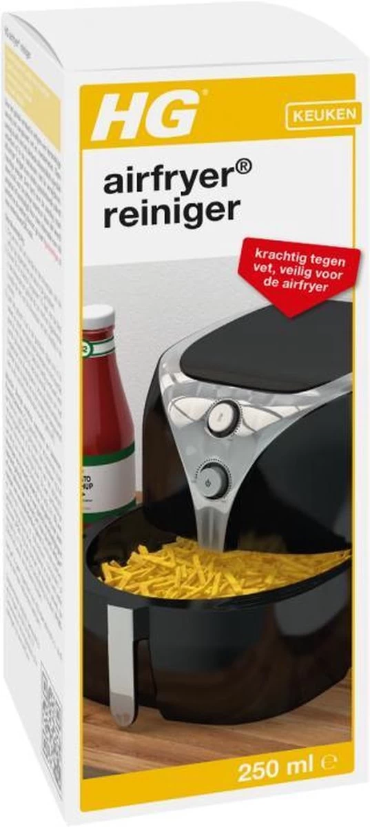 HG Airfryer Reiniger - 250ml - Inclusief Kwastje 3 HG Airfryer Reiniger - 250ml - Inclusief Kwastje