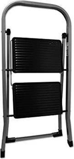 Excellent Houseware Inklapbare Keukentrap - 2 Treden - Tot 150kg - Metaal -Schoonmaakproducten Winkel 561x1200 1