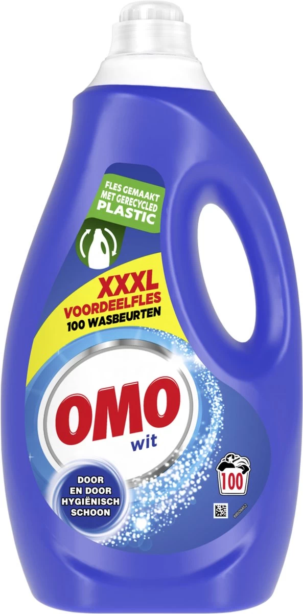 Omo Vloeibaar Wasmiddel Wit - 100 Wasbeurten - Grootverpakking 2 Omo Vloeibaar Wasmiddel Wit - 100 Wasbeurten - Grootverpakking
