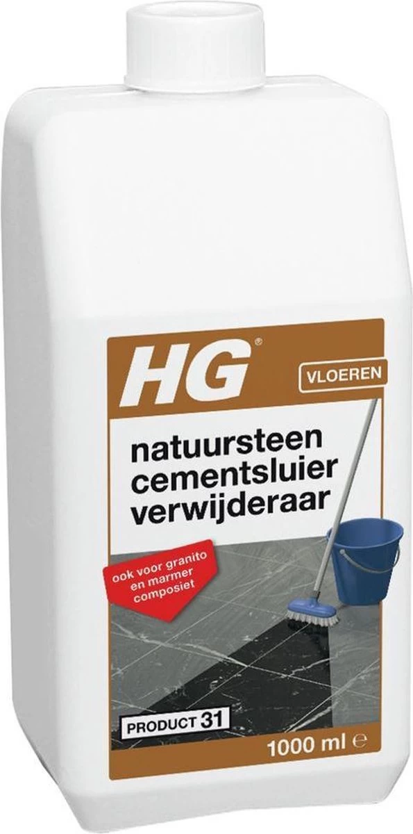 HG Natuursteen Cement- & Kalksluier Verwijderaar (HG Product 31) - 1L - Veilig In Gebruik 7 HG Natuursteen Cement- & Kalksluier Verwijderaar (HG Product 31) - 1L - Veilig In Gebruik - Afbeelding 5