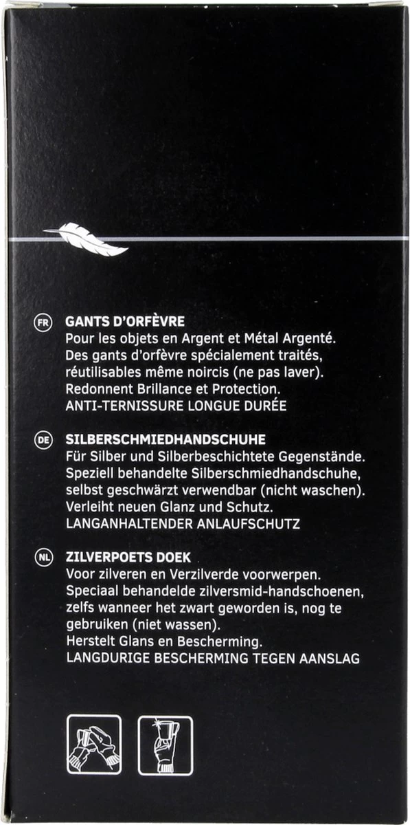 Hagerty Silver Gloves - Geïmpregneerde Handschoenen Voor Het Reinigen Van Zilver En Verzilverde Items 8 Hagerty Silver Gloves - Geïmpregneerde Handschoenen Voor Het Reinigen Van Zilver En Verzilverde Items - Afbeelding 6