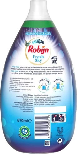 Robijn Wasverzachter Sky Voordeelverpakking 6 X 870ml -Schoonmaakproducten Winkel 600x1200