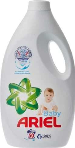Ariel Baby Vloeibaar Wasmiddel 30 Wasbeurten. Dermatologisch Getest -Schoonmaakproducten Winkel 609x1200