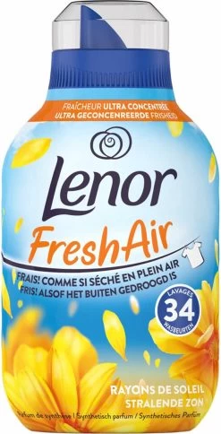 Lenor Fresh Air Zonnestralen - Wasverzachter - 6 X 34 Wasbeurten Voordeelverpakking -Schoonmaakproducten Winkel 613x1200