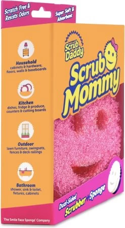 Scrub Daddy - Scrub Mommy Krasvrije Spons Dubbelzijdig Roze -Schoonmaakproducten Winkel 660x1200 2