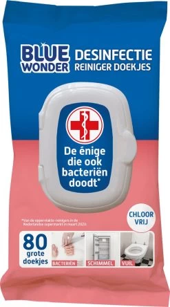 Blue Wonder Desinfectie Reinigingsdoekjes - 80 Stuks -Schoonmaakproducten Winkel 667x1200 6