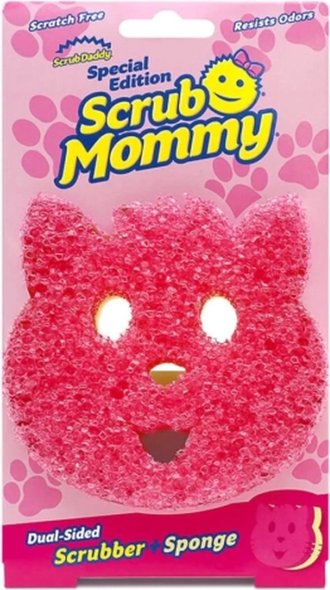 Scrub Daddy | Scrub Mommy Cat Edition Roze 3 Scrub Daddy | Scrub Mommy Cat Edition Roze