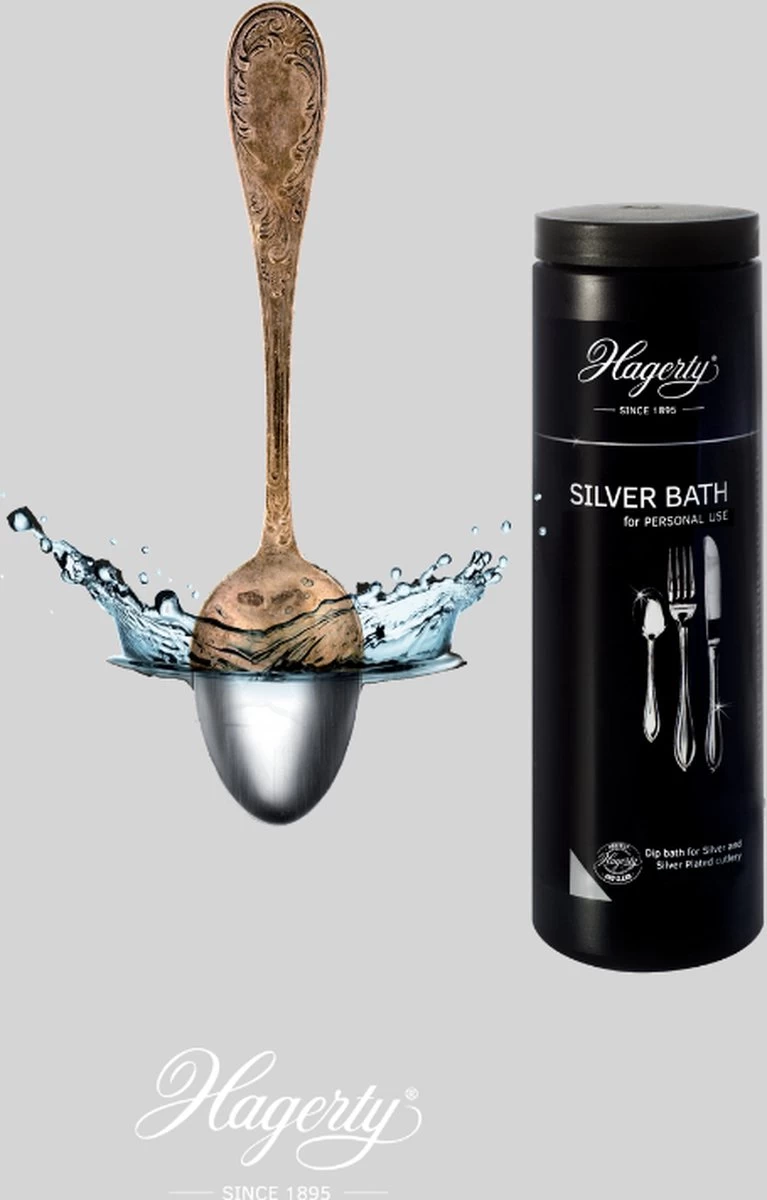 Hagerty Silver Bath - Professional 580ml - Reinigingsbad Voor Zilver Bestek 5 Hagerty Silver Bath - Professional 580ml - Reinigingsbad Voor Zilver Bestek - Afbeelding 3