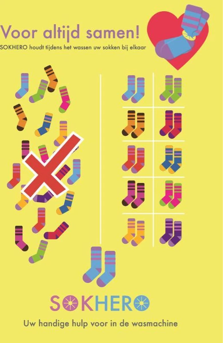 Sokhero - Sokken Waszak Cadeau - Wassen Sok Organiser - Wasmachine Sock Clips Wasnet - Ideale Praktische Knijpers Waslijn - Drogen Huishouden Wasknijpers - (15 Stuks 5 Kleuren Voor Sokken) 8 Sokhero - Sokken Waszak Cadeau - Wassen Sok Organiser - Wasmachine Sock Clips Wasnet - Ideale Praktische Knijpers Waslijn - Drogen Huishouden Wasknijpers - (15 Stuks 5 Kleuren Voor Sokken) - Afbeelding 6