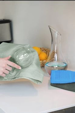 Set Van 4 Professionele Polierdoek Streeploos| Glazendoek | Glaswerk | Poleerdoek | 42 X 68 Cm -Schoonmaakproducten Winkel 800x1200 16