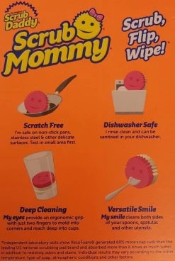 Scrub Daddy - Scrub Mommy Spons Krasvrij Dubbelzijdig Paars -Schoonmaakproducten Winkel 806x1200 2