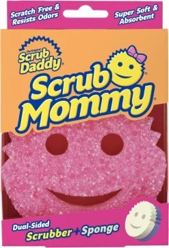 Scrub Daddy - Scrub Mommy Krasvrije Spons Dubbelzijdig Roze -Schoonmaakproducten Winkel 820x1200
