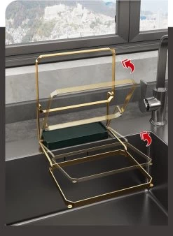 Merkloos Gootsteen Organizer - Gootsteen Afval Netje - Gootsteenontstopper -Gootsteen Zeef Netto- Sink Filter Rack Anti-Blokkeren Wegwerp-Fijne Mesh Filter Aanrecht Zeef Mesh Tas Voor Keuken- Spoelbak - Incl. 50 Netjes -Schoonmaakproducten Winkel 876x1200 1