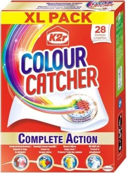 Wasmiddel - K2r Colour Catcher Anti-kleurdoorloop Doekjes 56 Stuks -Schoonmaakproducten Winkel 876x1200