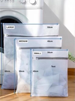 Merkloos Laundry Bag | Waszak | Set Van 4 Waszakken Met Rits | Transparant | Wasnet | Waszakjes | Vakantie Als Kledingsorteerder | Groot Formaat | Laken/schoenen/bh/ondergoed/kleding -Schoonmaakproducten Winkel 886x1200