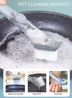 OXO Good Grips Afwasborstel Met Zeepdispenser -Schoonmaakproducten Winkel 887x1200