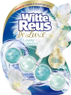 Witte Reus DeLuxe Toiletblok - Lovely Jasmine - WC Blokjes Voordeelverpakking - 10 Stuks -Schoonmaakproducten Winkel 894x1200