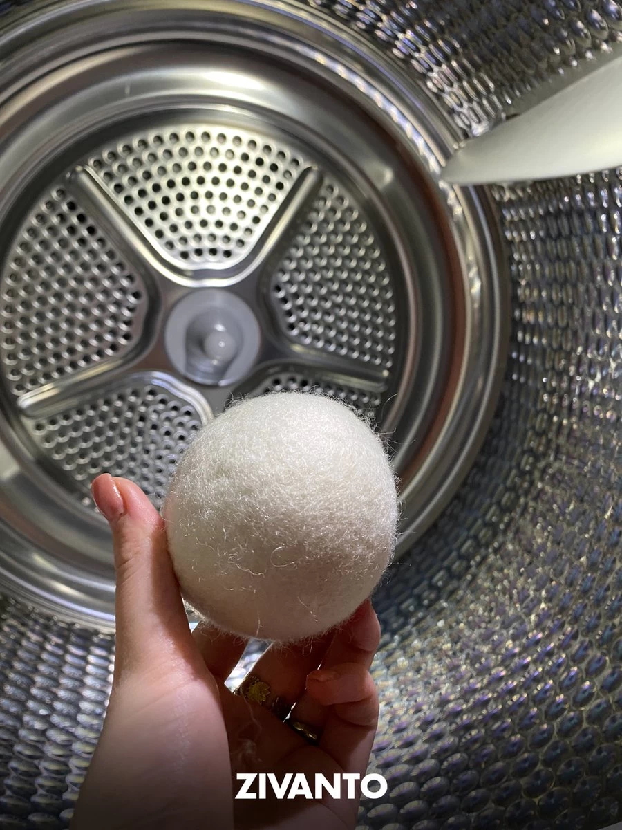 Drogerballen - Droogballen Voor Wasdrogers - Wasdrogerballen, Wasbollen & Wasballen - 100% Diervriendelijk, Duurzaam & Herbruikbaar - Duurzaam Cadeau - Energie Besparen - RWS Wol & Zero Waste - 6 Stuks Van Zivanto 9 Drogerballen - Droogballen Voor Wasdrogers - Wasdrogerballen, Wasbollen & Wasballen - 100% Diervriendelijk, Duurzaam & Herbruikbaar - Duurzaam Cadeau - Energie Besparen - RWS Wol & Zero Waste - 6 Stuks Van Zivanto - Afbeelding 7