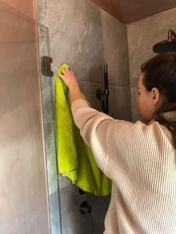 Microvezelstore.nl - Droogdoek Badkamer - Quick Dry / Fastdry Droogdoek - Groot 60x90cm - Groen -Schoonmaakproducten Winkel 900x1200 30