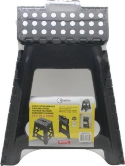 Benson Kruk - Krukje - Keukentrap - Keukentrapje - Opvouwbaar - Zwart Wit - Tot 120 Kg -Schoonmaakproducten Winkel 900x1200 7