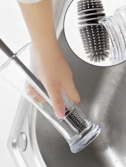 Merkloos Afwasborstel Voor Lange Glazen - Siliconenborstel Lange Glazen - Baby Flessenborstel - Duurzame Afwasborstel - Siliconen Afwasborstel -Schoonmaakproducten Winkel 905x1200