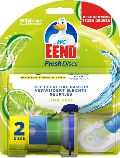 WC Eend Houder Fresh Discs Lime Zest + 3 X 6 Discs Navulling 7 WC Eend Houder Fresh Discs Lime Zest + 3 X 6 Discs Navulling -Schoonmaakproducten Winkel 913x1200 4