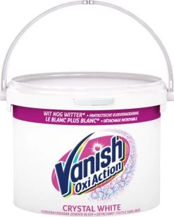 Vanish Oxi Action Crystal White Base Poeder - Voor Witte Was - 2,4 Kg -Schoonmaakproducten Winkel 959x1200