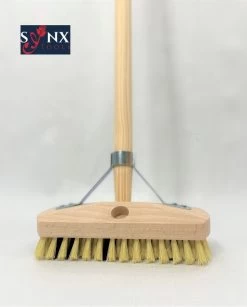 Synx Tools Luiwagen Fiber 22cm - Schrobber - Vloerschrobber - Schoonmaakbezem - Schrobborstels - Incl. Steel 150 Cm -Schoonmaakproducten Winkel 967x1200 1