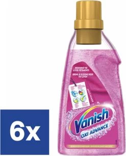 Vanish Oxi Advance Multicolor Power Gel - Voor Gekleurde En Witte Was - 750 ML X6