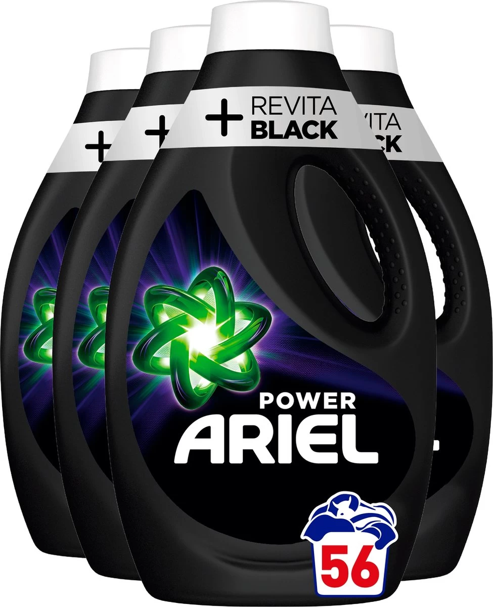 Ariel Vloeibaar Wasmiddel - +Revitablack - Voordeelverpakking 4 X 14 Wasbeurten 5 Ariel Vloeibaar Wasmiddel - +Revitablack - Voordeelverpakking 4 X 14 Wasbeurten - Afbeelding 3