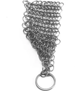 LOUZIR RVS Gietijzer Cleaner Voor Pannen - Metalen Borstel- Scrubmat- Zilver -Schoonmaakproducten Winkel 992x1200 2